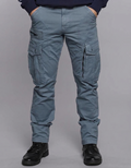 Tokyo Stitch GREYISH BLUE six pocket cotton cargo for men