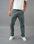 Tokyo Stitch Seafoam Green six pocket cotton cargo for men