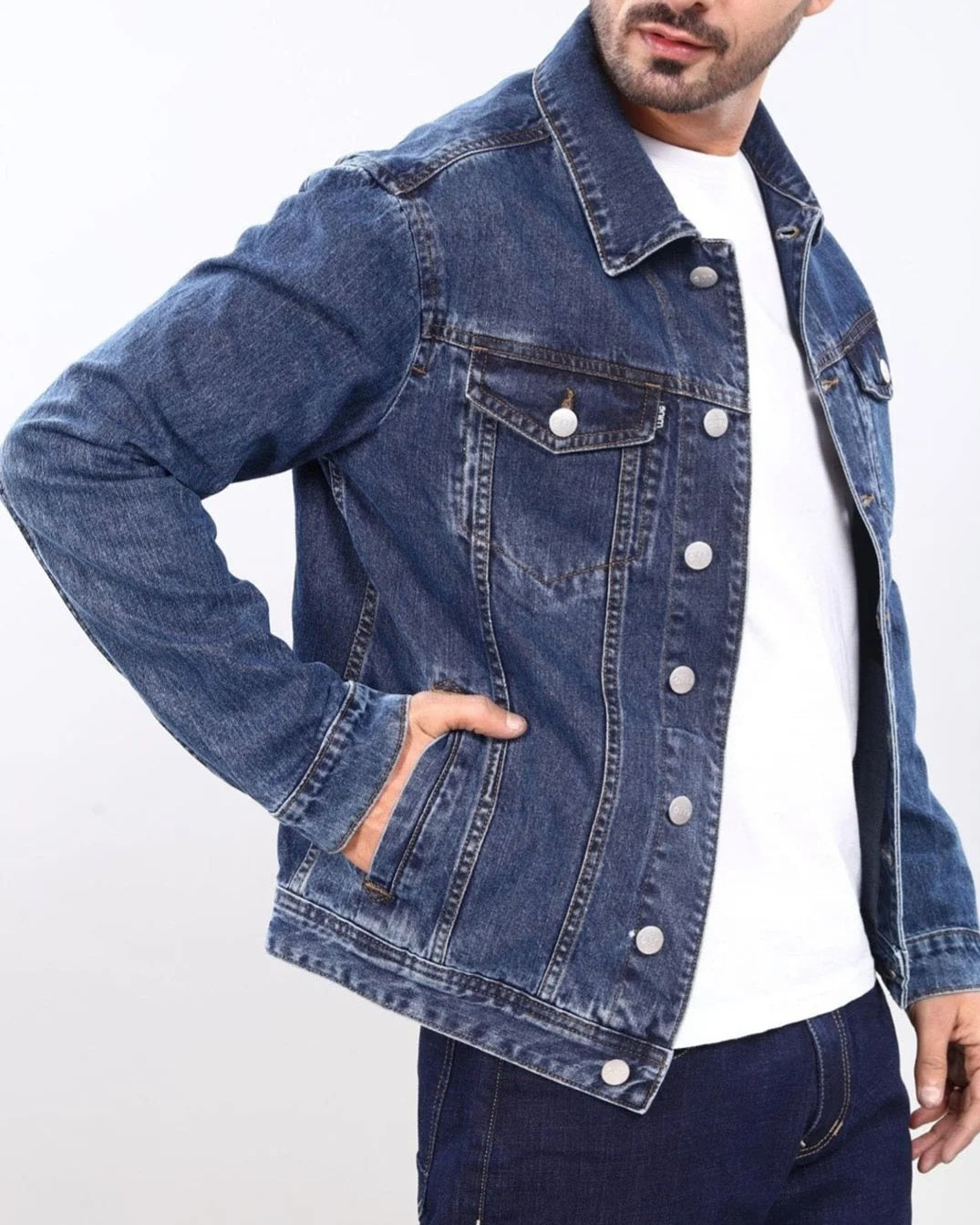 Tokyo Stitch indigo blue men jacket for men