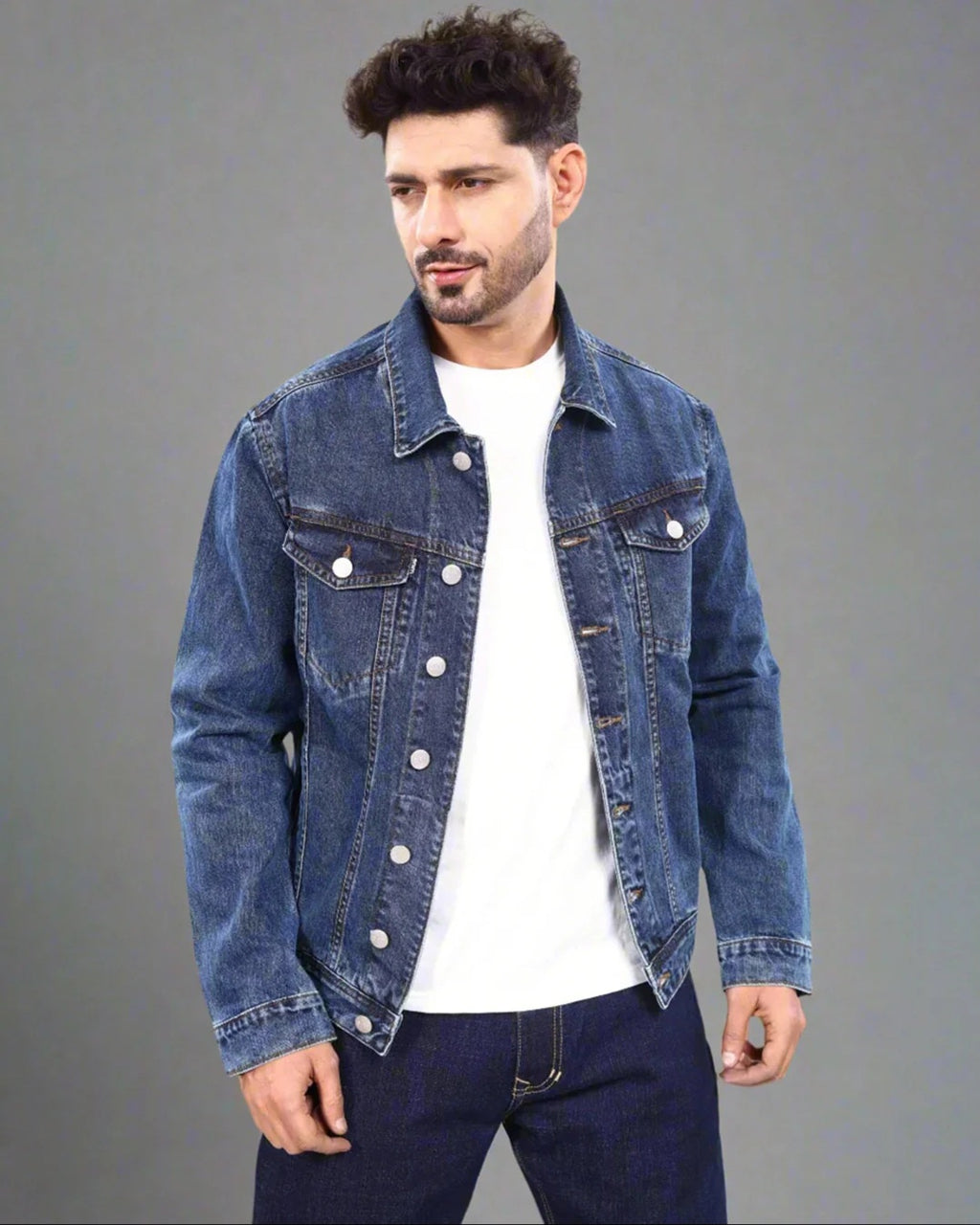 Tokyo Stitch indigo blue men jacket for men