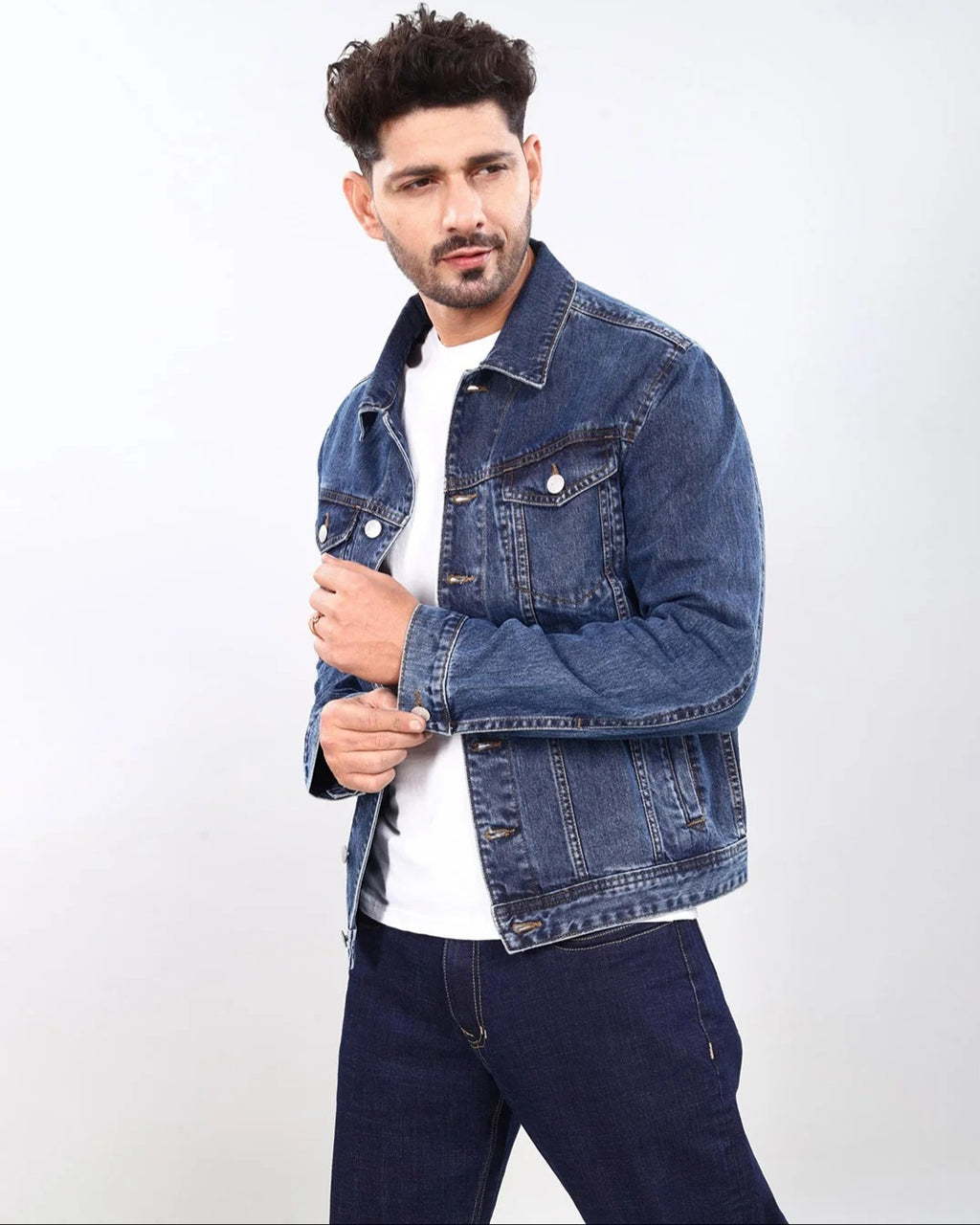 Tokyo Stitch indigo blue men jacket for men