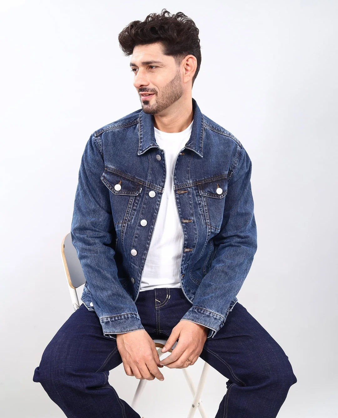 Tokyo Stitch indigo blue men jacket for men
