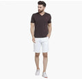 Tokyo Stitch cotton denim stretchable white men short
