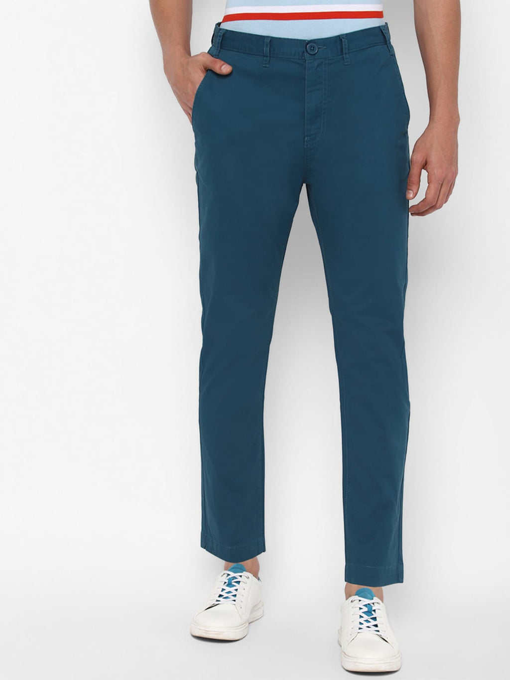 Tokyo Stitch Blue color trouser for men