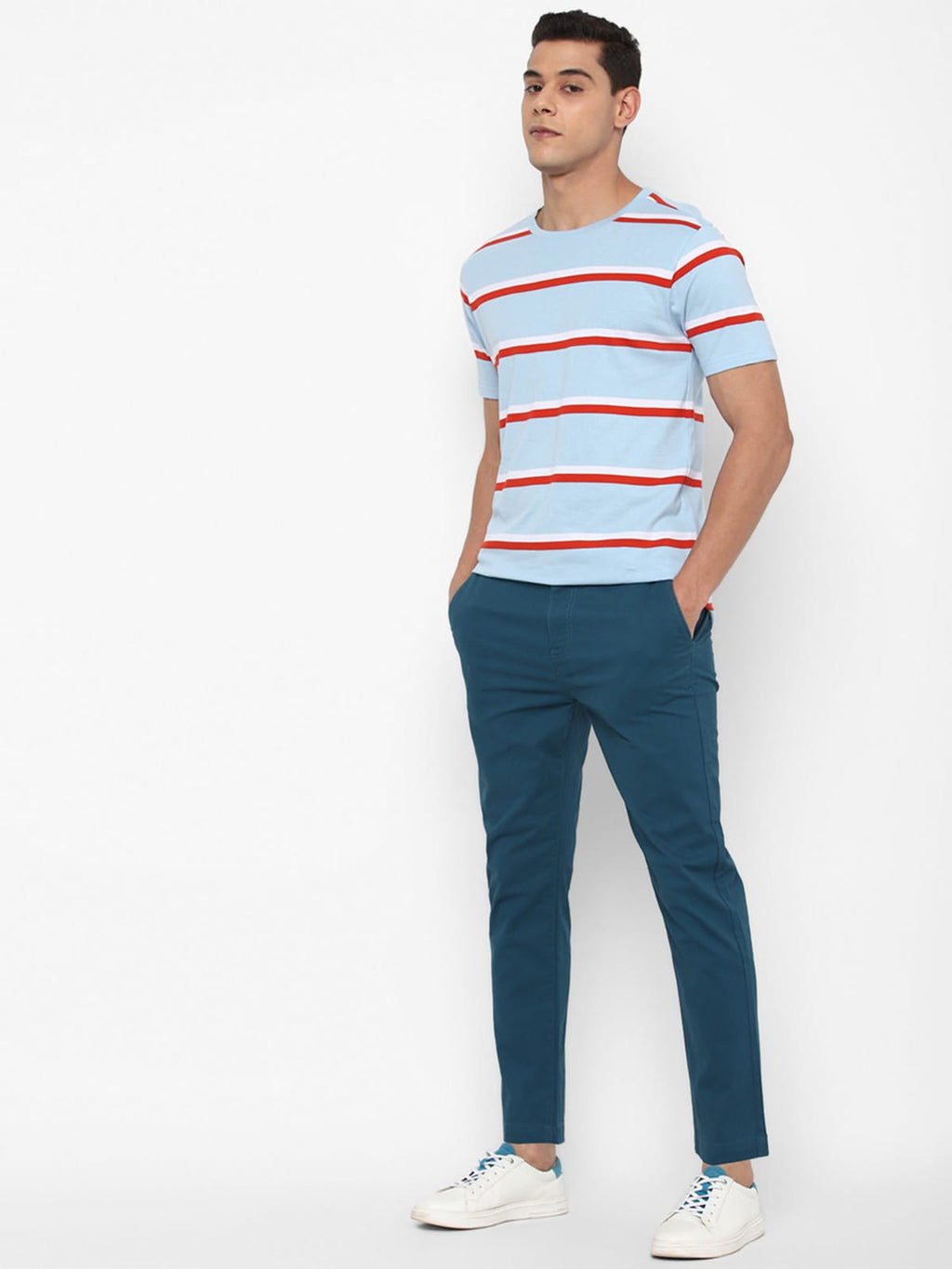 Tokyo Stitch Blue color trouser for men