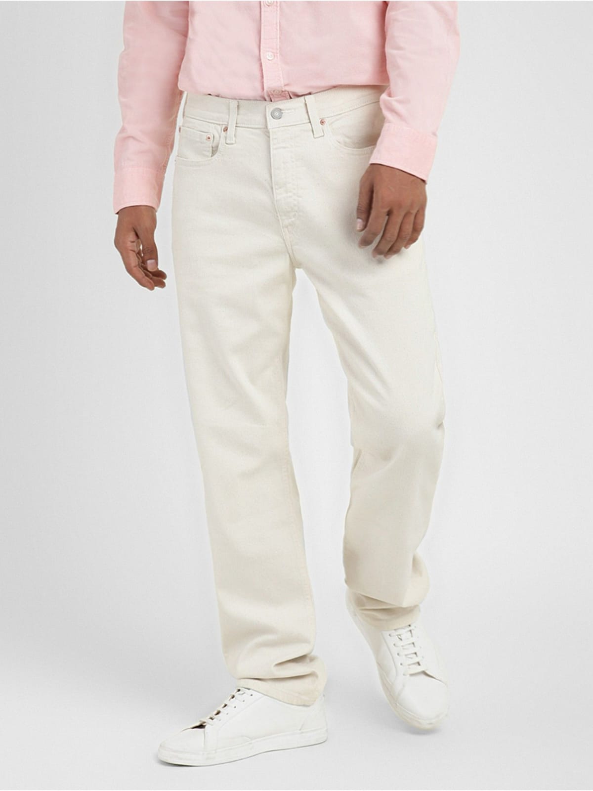 Tokyo Stitch off white color trouser for men