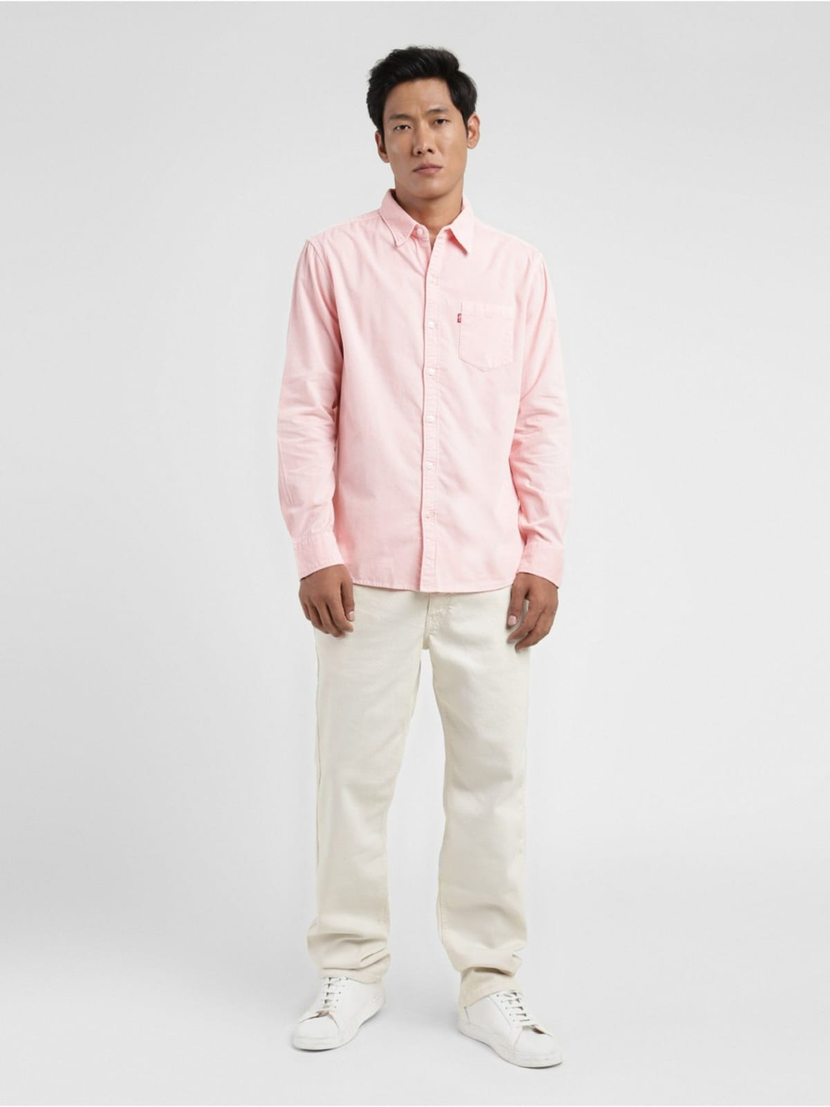 Tokyo Stitch off white color trouser for men