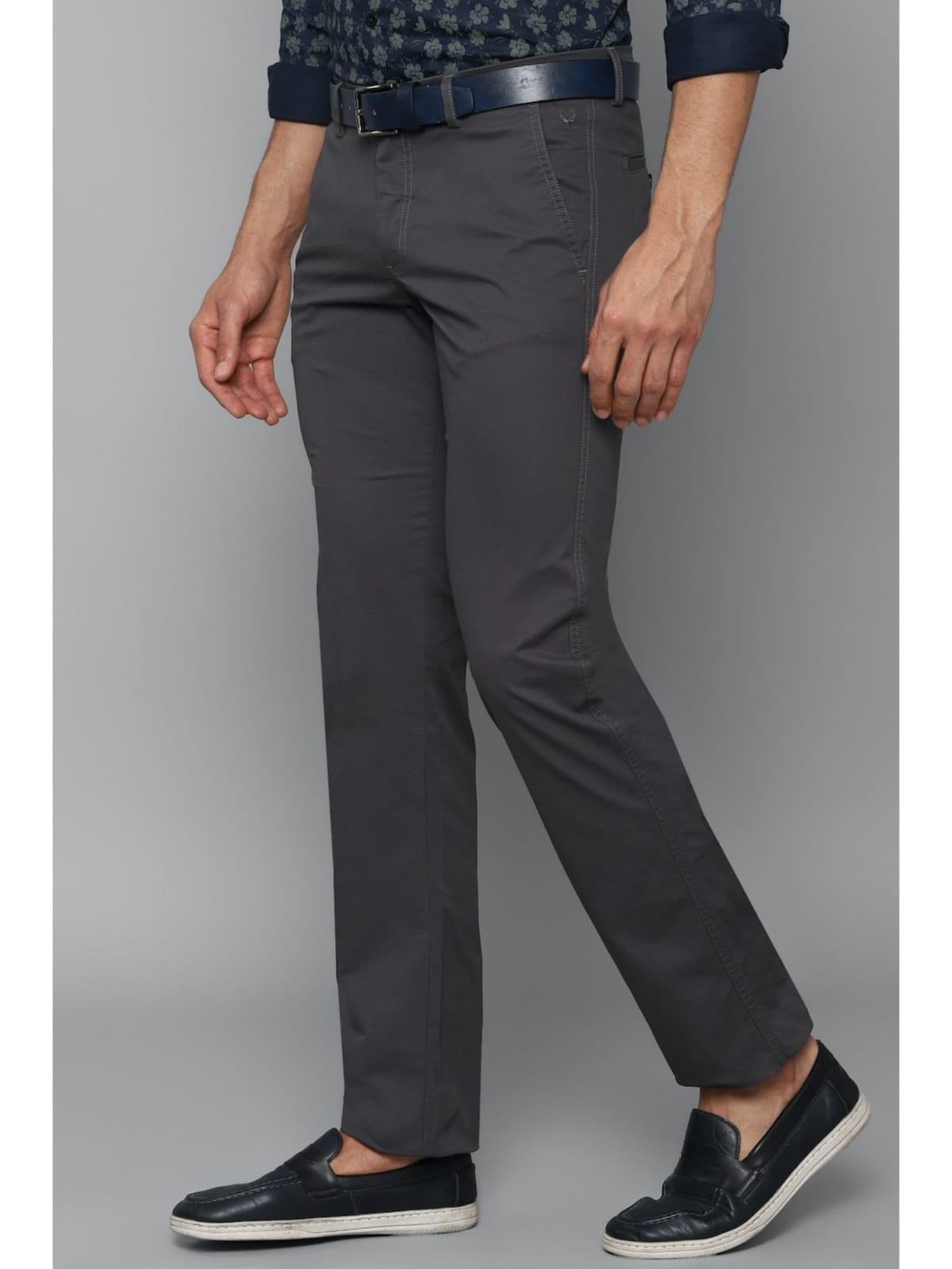 Tokyo Stitch dark grey color trouser for men