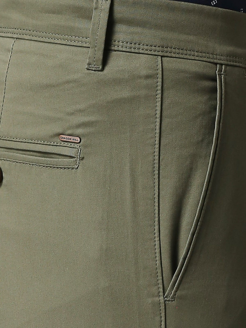 Tokyo Stitch Olive green color trouser for men