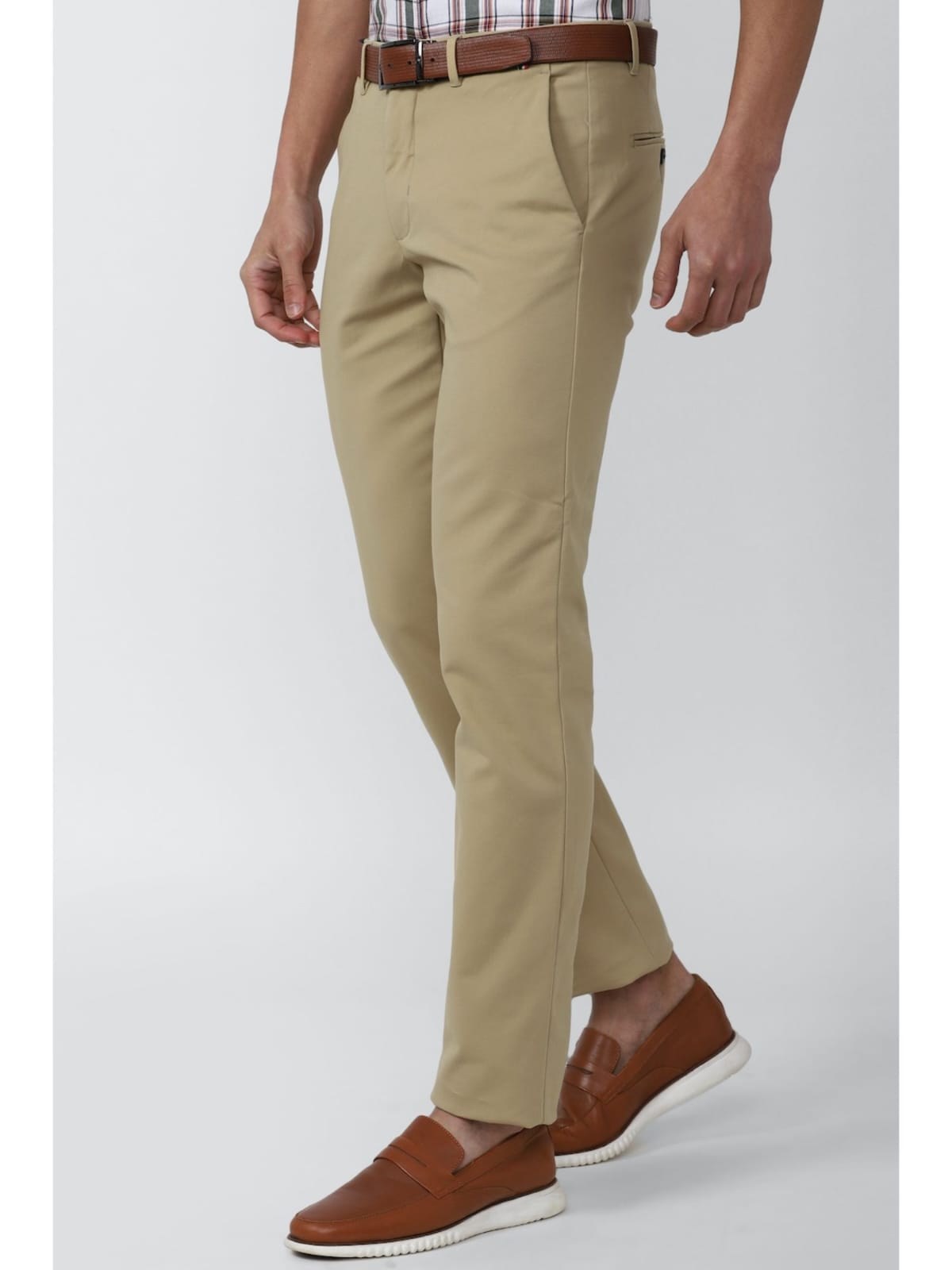 Tokyo Stitch khaki color trouser for men