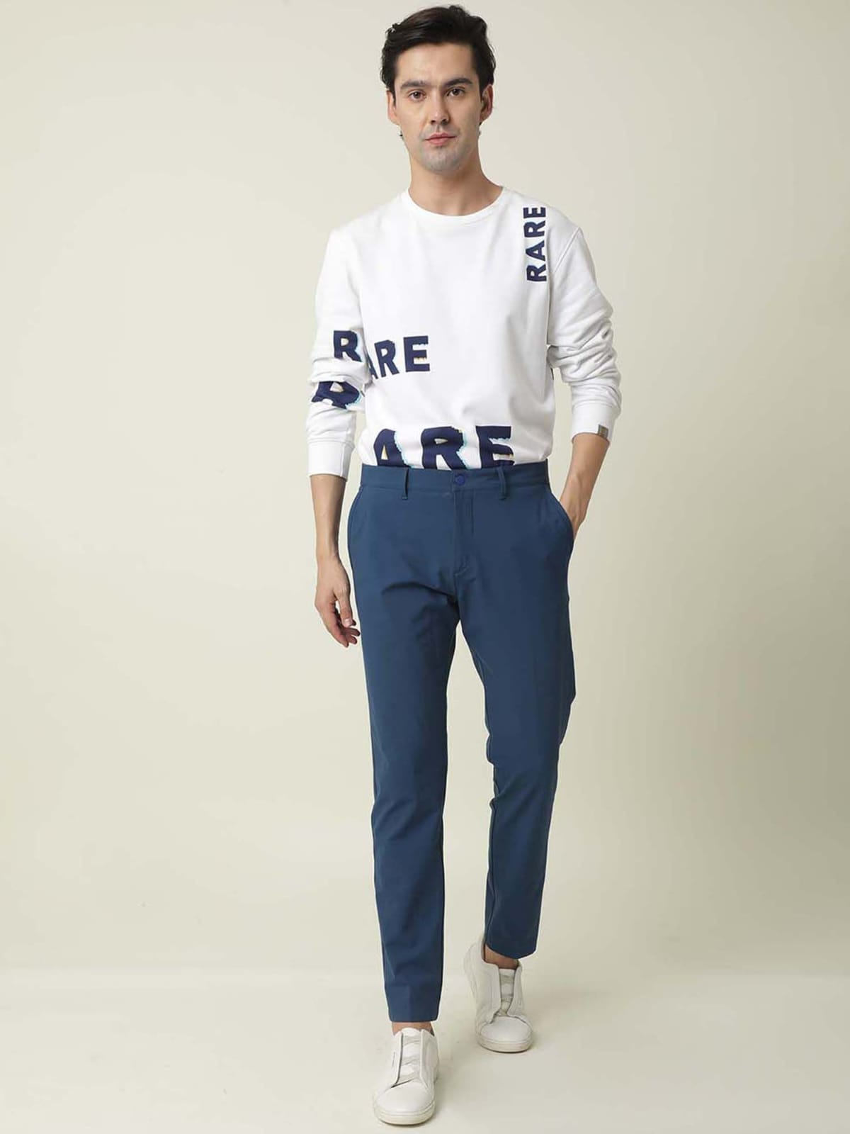 Tokyo Stitch blue color trouser for men
