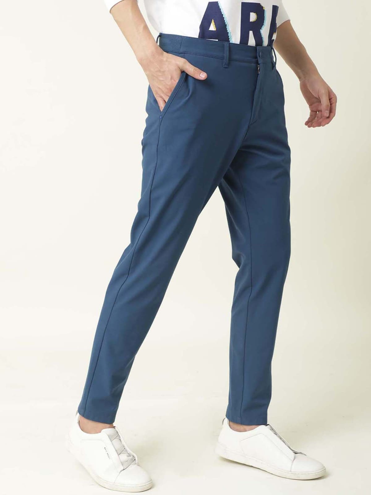 Tokyo Stitch blue color trouser for men