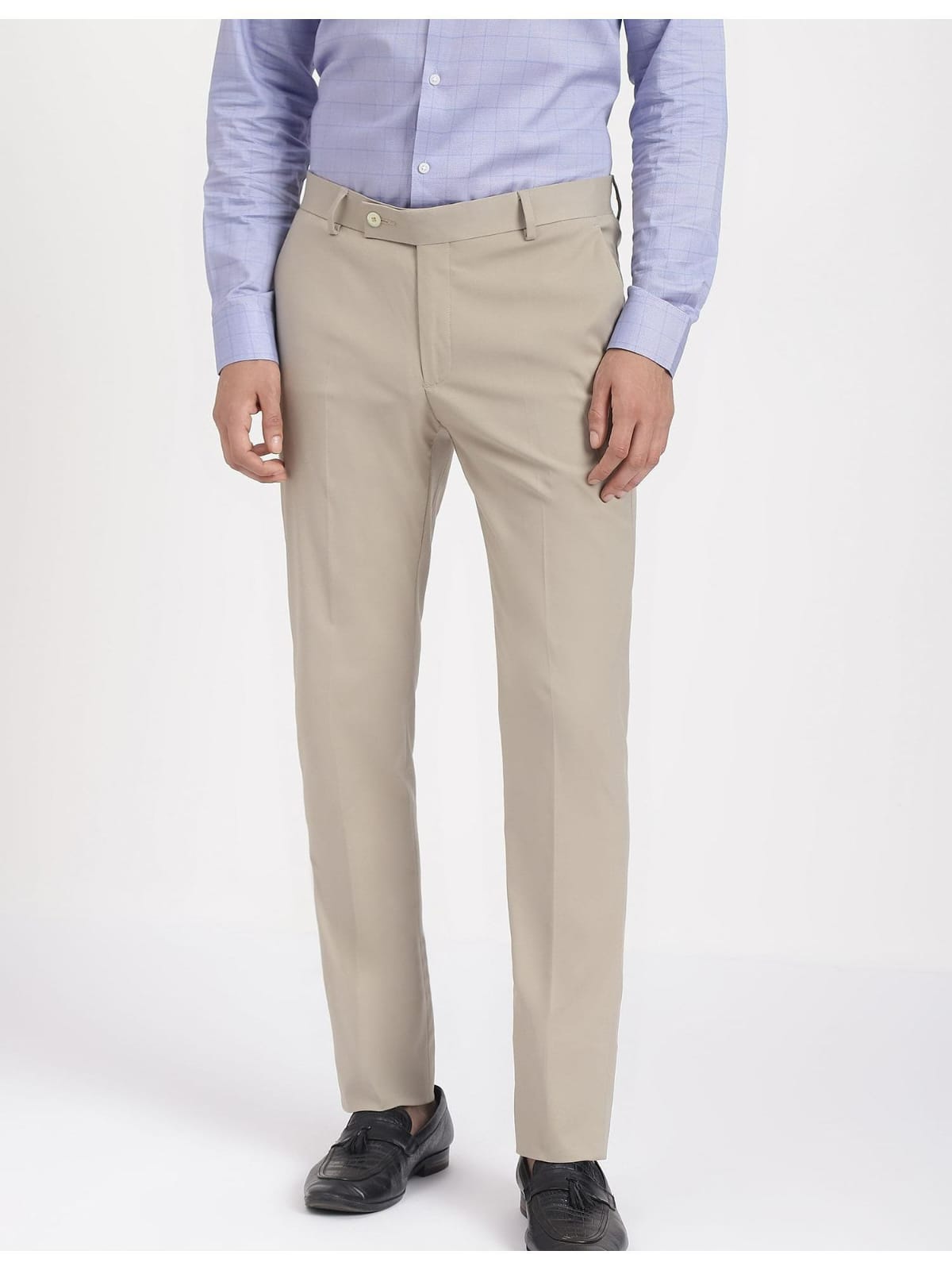 Tokyo Stitch light grey color trouser for men