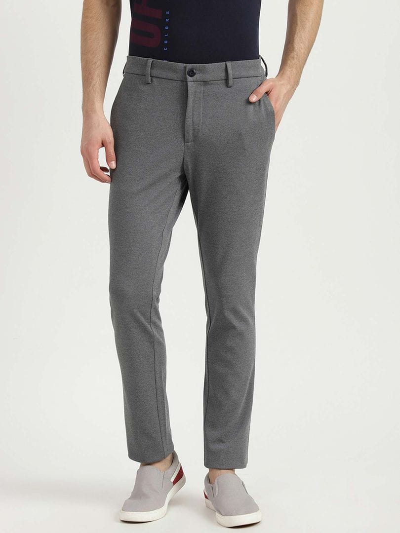 Tokyo Stitch dark grey color trouser for men