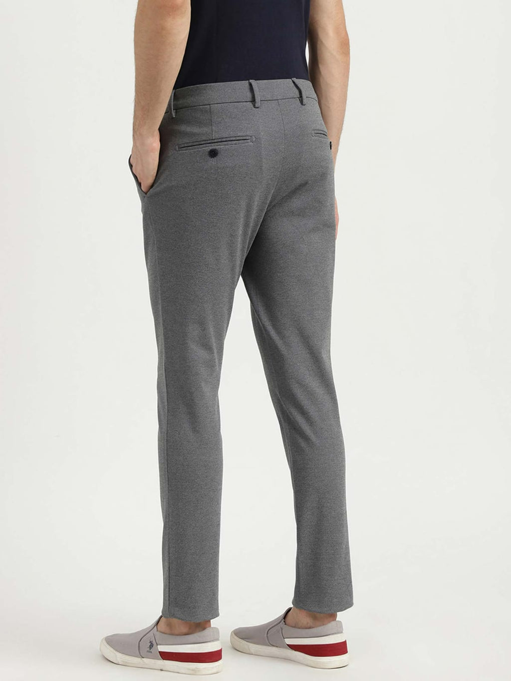 Tokyo Stitch dark grey color trouser for men