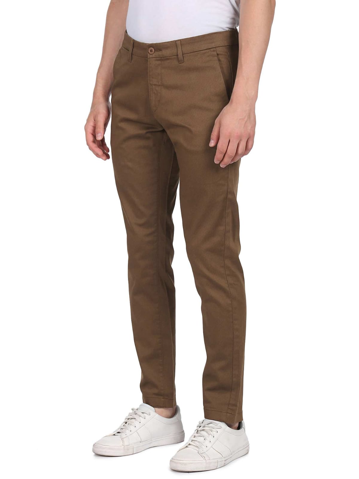Tokyo Stitch dark brown color trouser for men