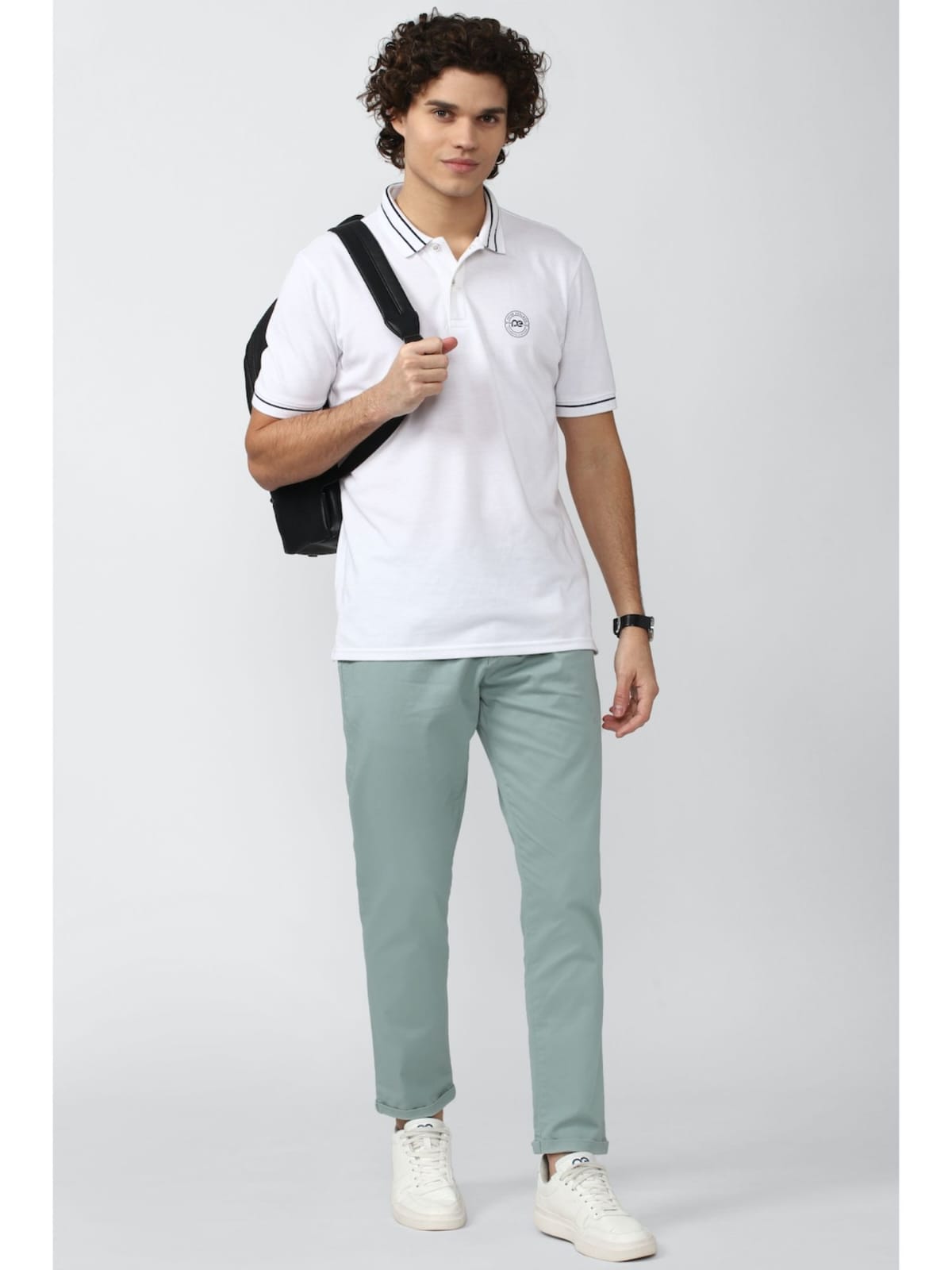 Tokyo Stitch olive green color trouser for men