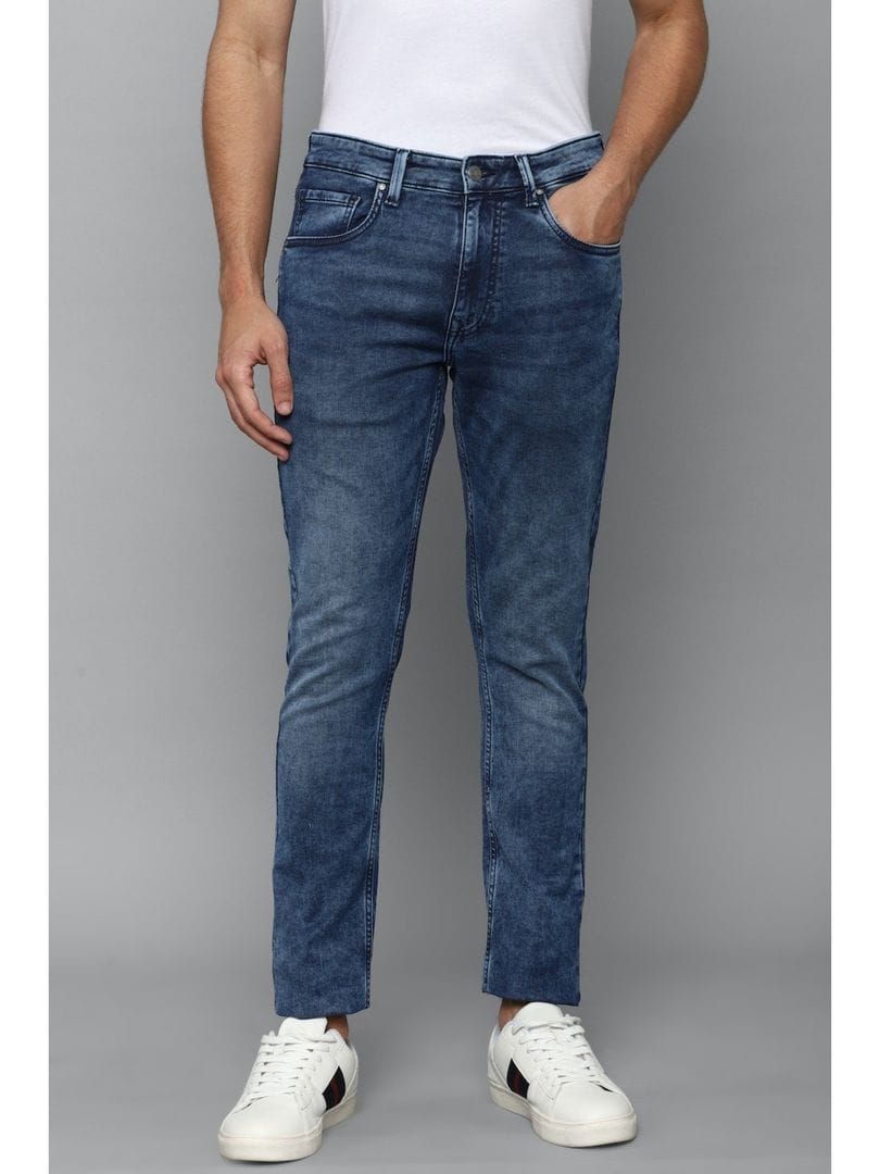 TheBlueVibe Men blue stretchable jeans