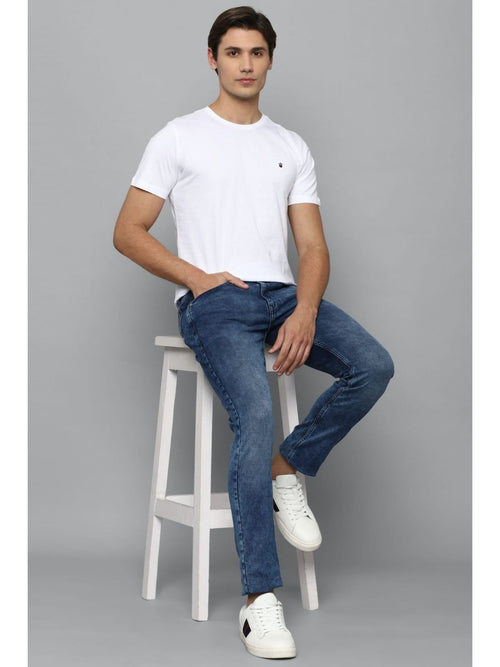TheBlueVibe Men blue stretchable jeans