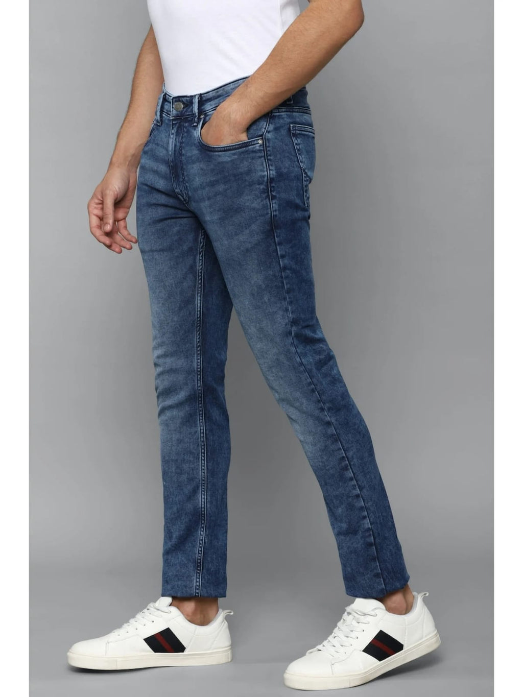 TheBlueVibe Men blue stretchable jeans