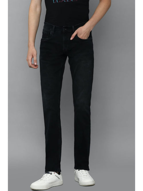 TheBlueVibe Men black stretchable jeans