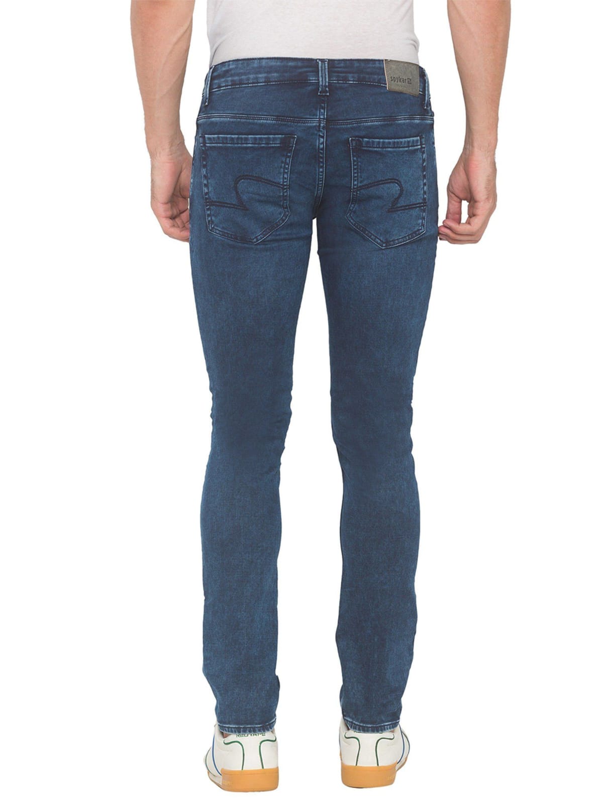 TheBlueVibe Men blue stretchable jeans