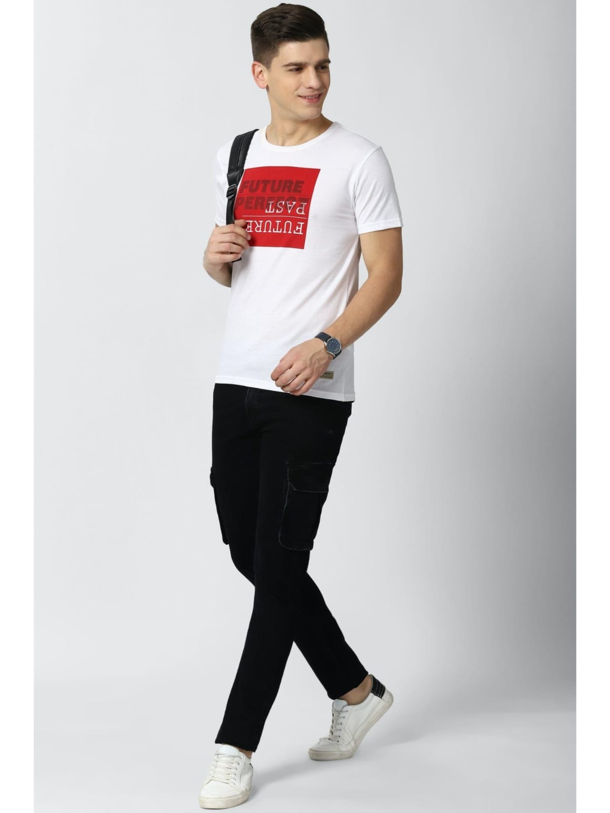 TheBlueVibe Men Z-black stretchable jeans