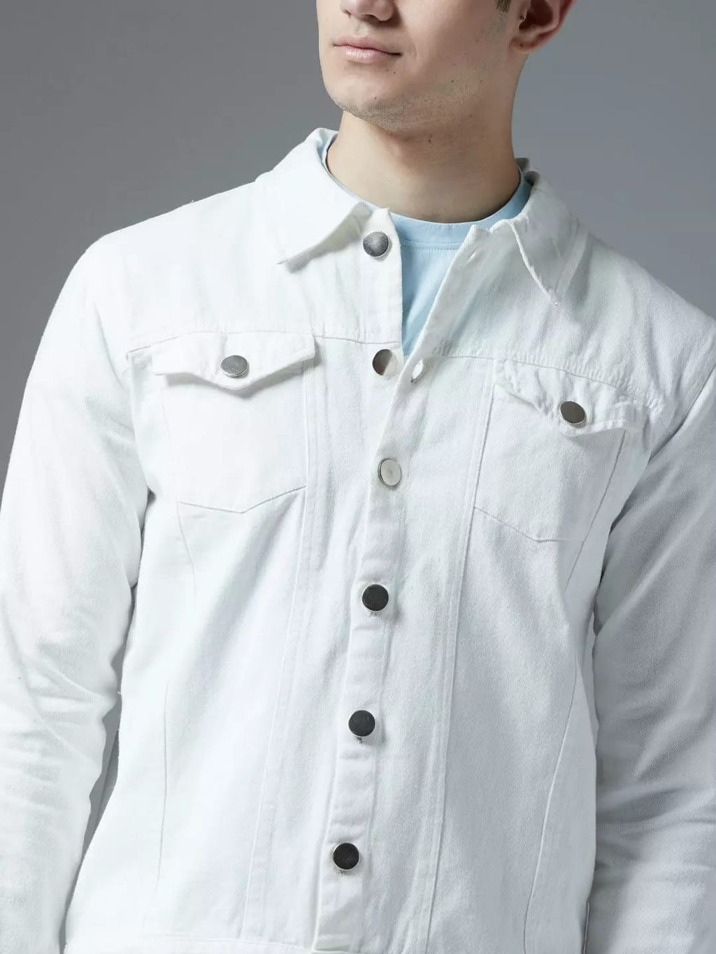 Tokyo Stitch White  jacket for men