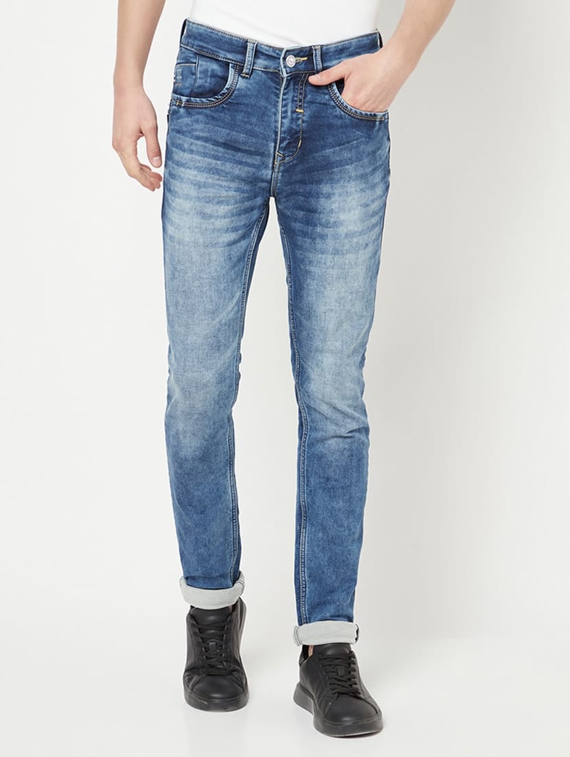 Tokyo Stitch Men Black stretchable jeans