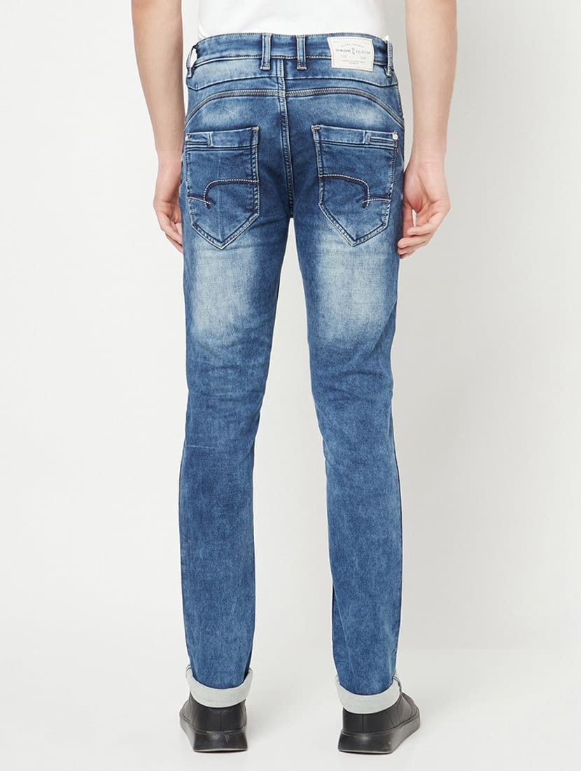 Tokyo Stitch Men Black stretchable jeans