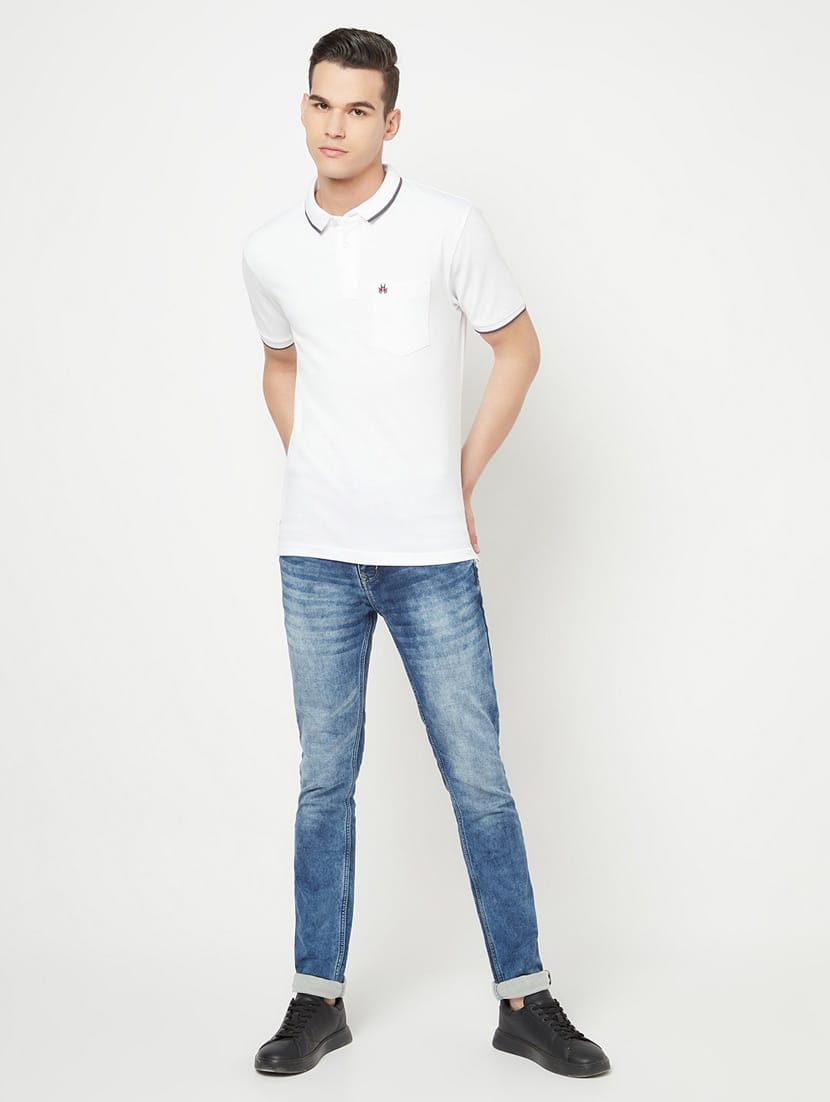 Tokyo Stitch Men Black stretchable jeans