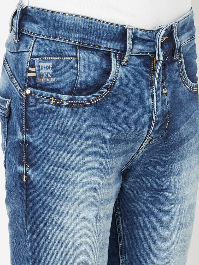 Tokyo Stitch Men Black stretchable jeans