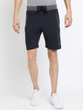 Tokyo Stitch cotton lycra stretchable Dark black men short