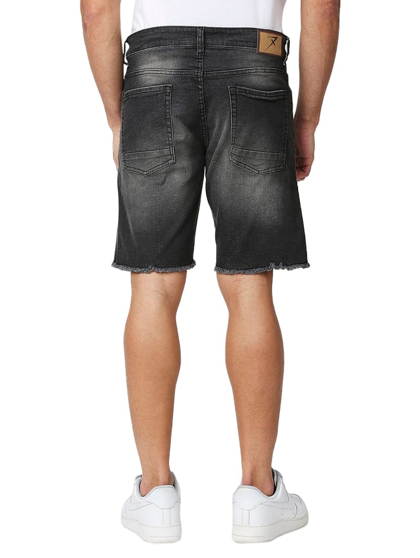 Tokyo Stitch denim stretchable Dark gray men short