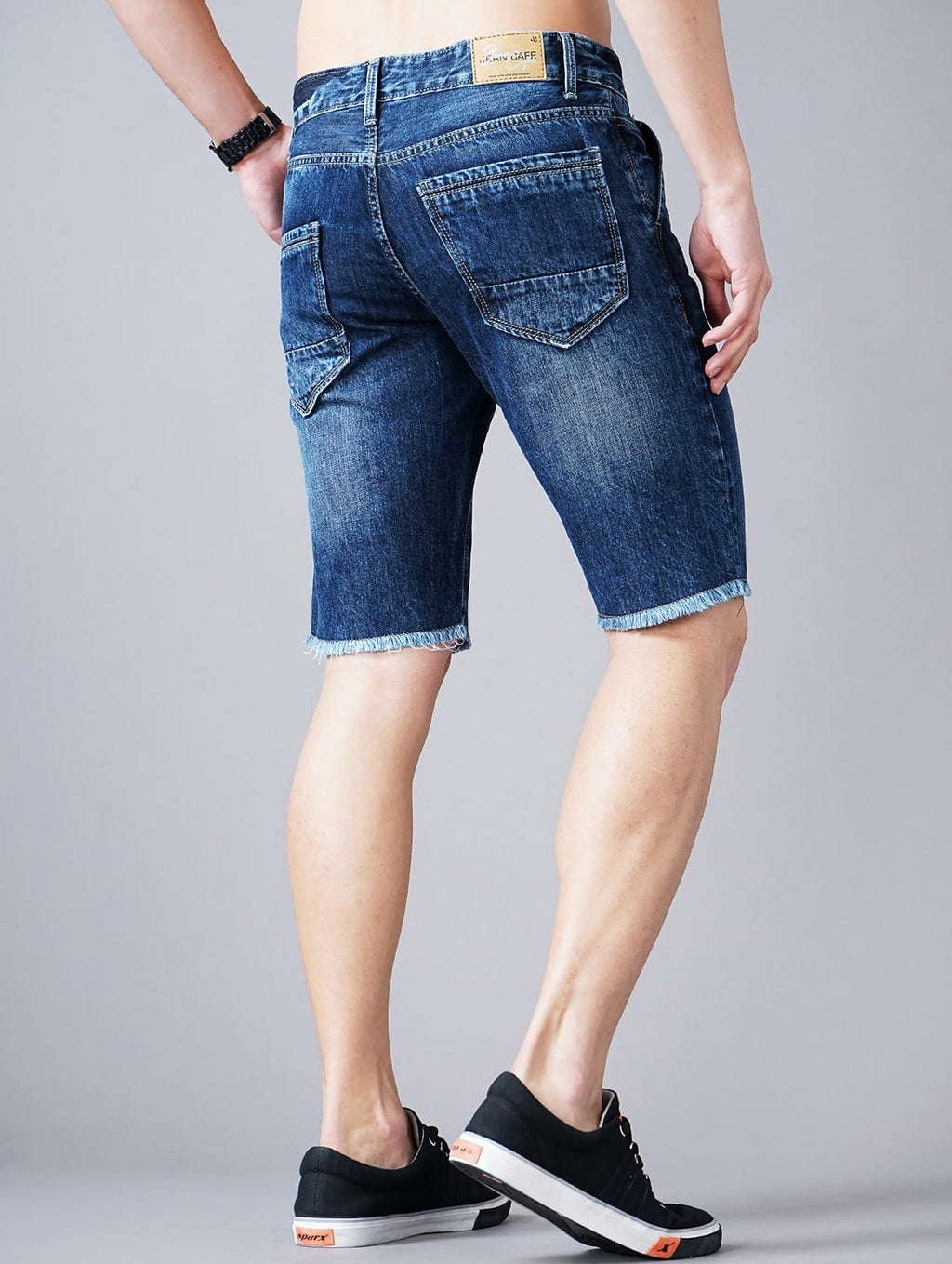 Tokyo Stitch denim stretchable Dark blue men short