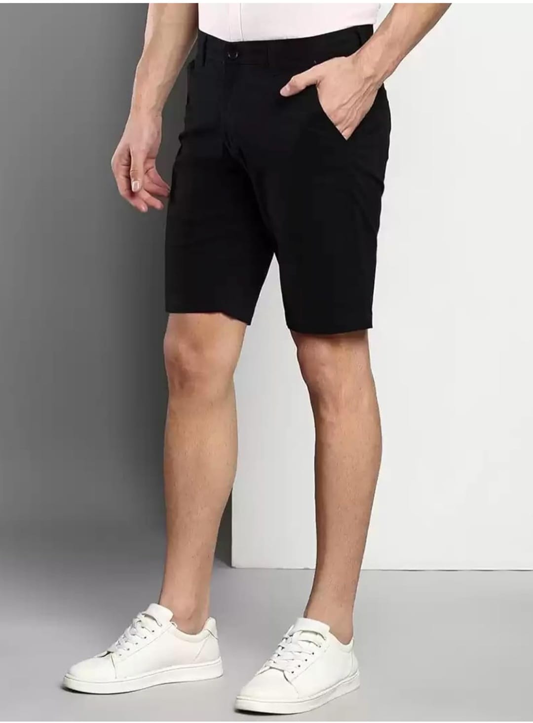 Tokyo Stitch denim stretchable Dark black men short