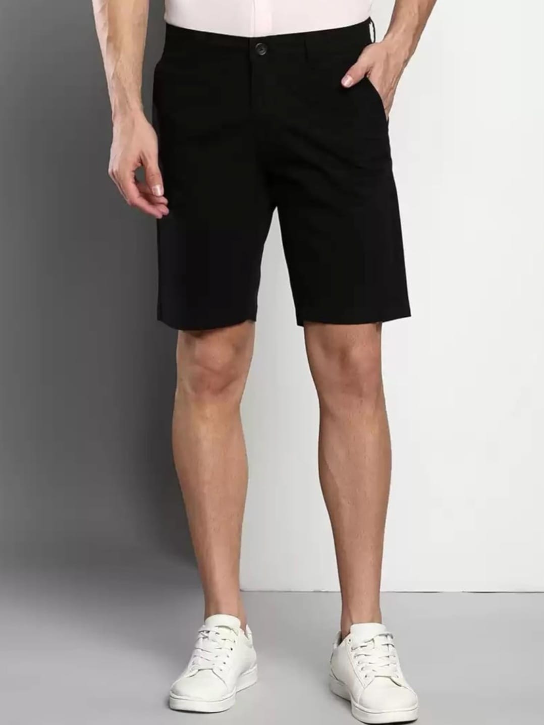 Tokyo Stitch denim stretchable Dark black men short