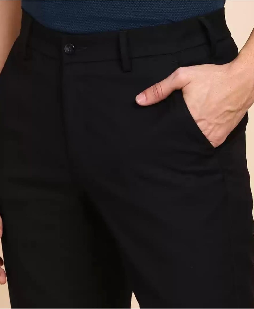 Tokyo Stitch denim stretchable Dark black men short