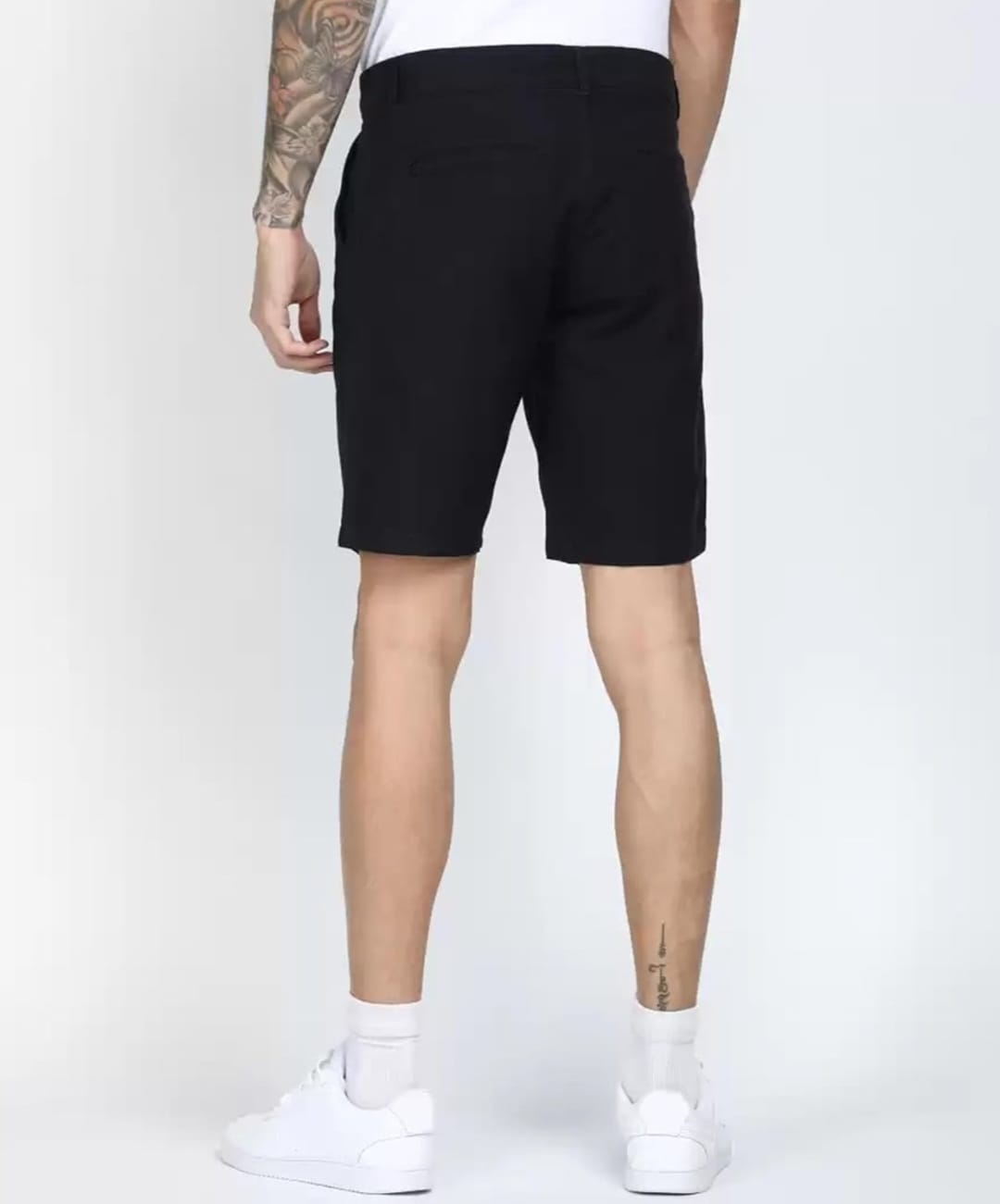 Tokyo Stitch denim stretchable Dark black men short