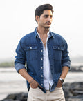 Tokyo Stitch Light Blue denim shirt for men