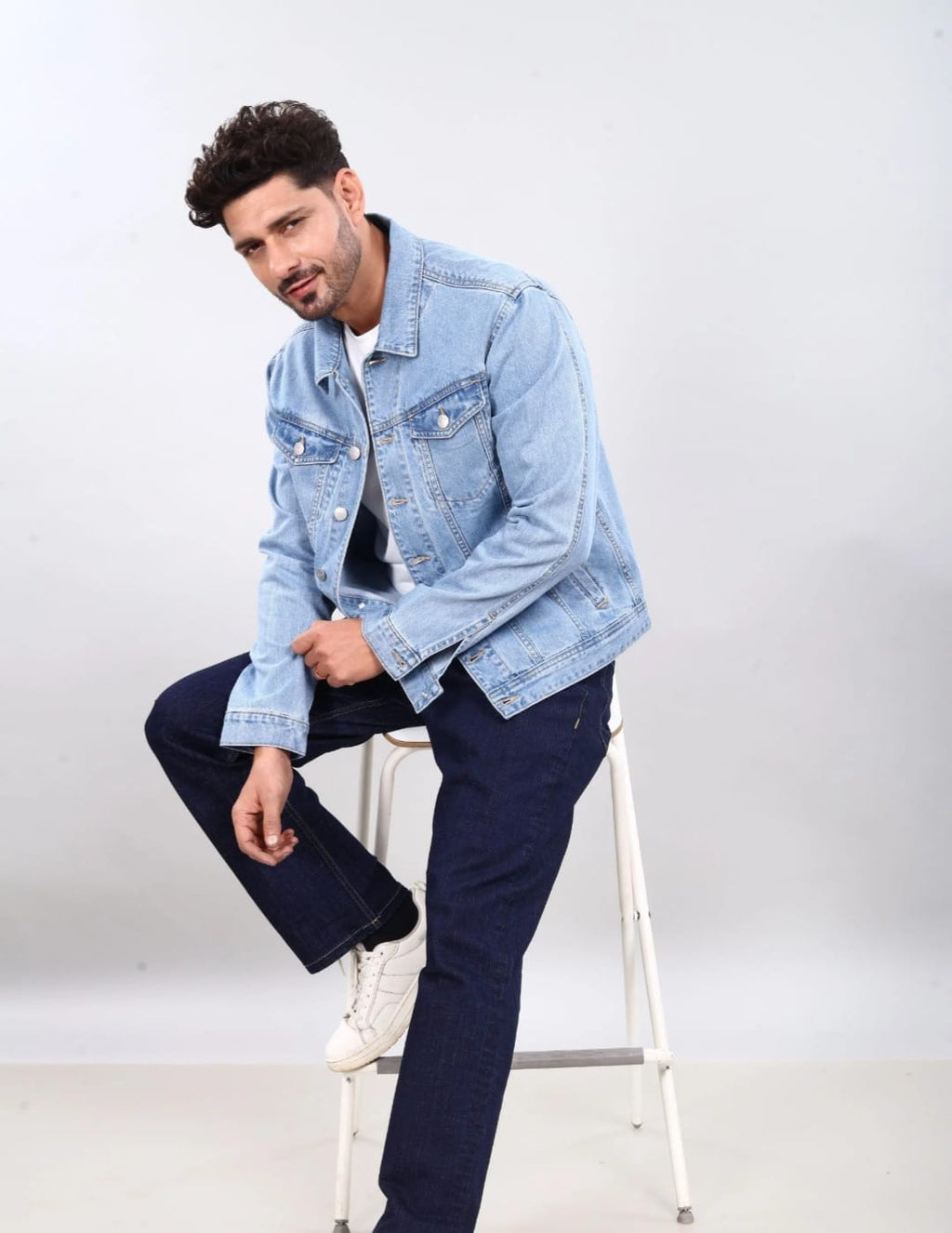 Tokyo Stitch Light (Sky Blue) blue men jacket for men