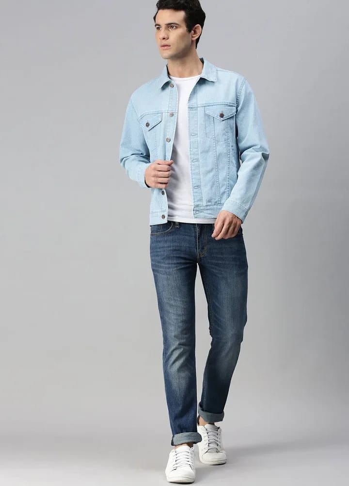 Tokyo Stitch Light Ice blue men jacket for men