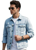 Tokyo Stitch Light Ice blue men jacket for men
