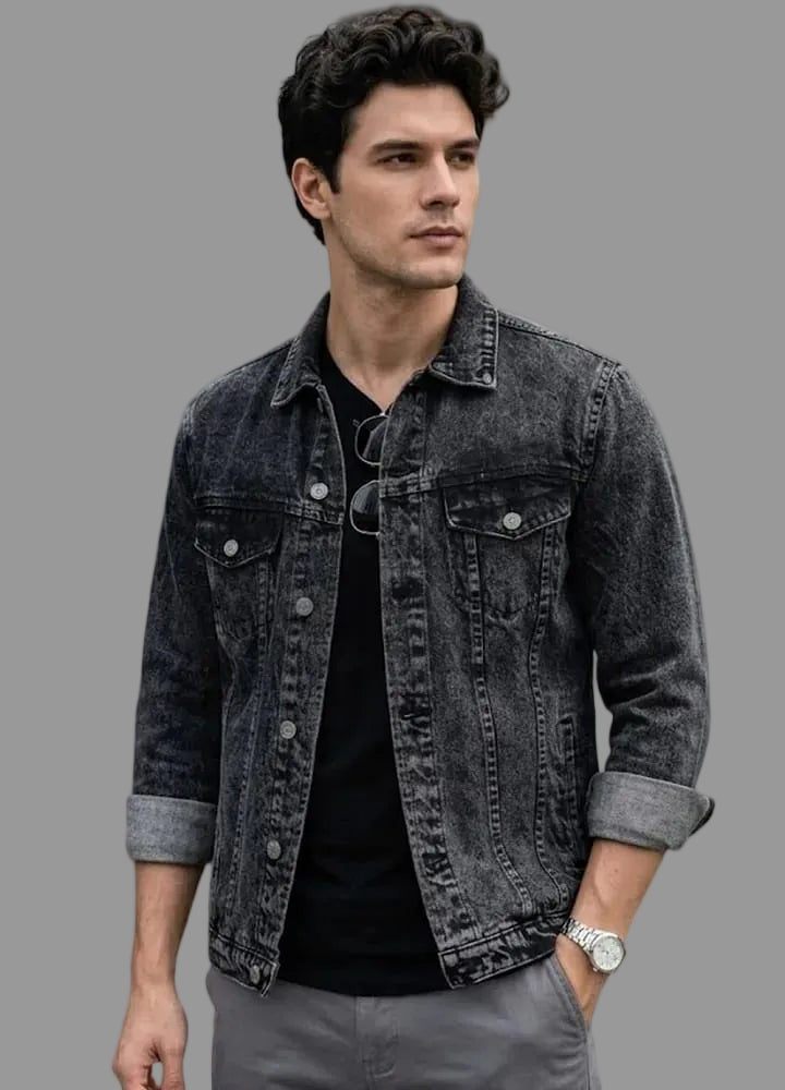 Tokyo Stitch Carbon blue men jacket for men