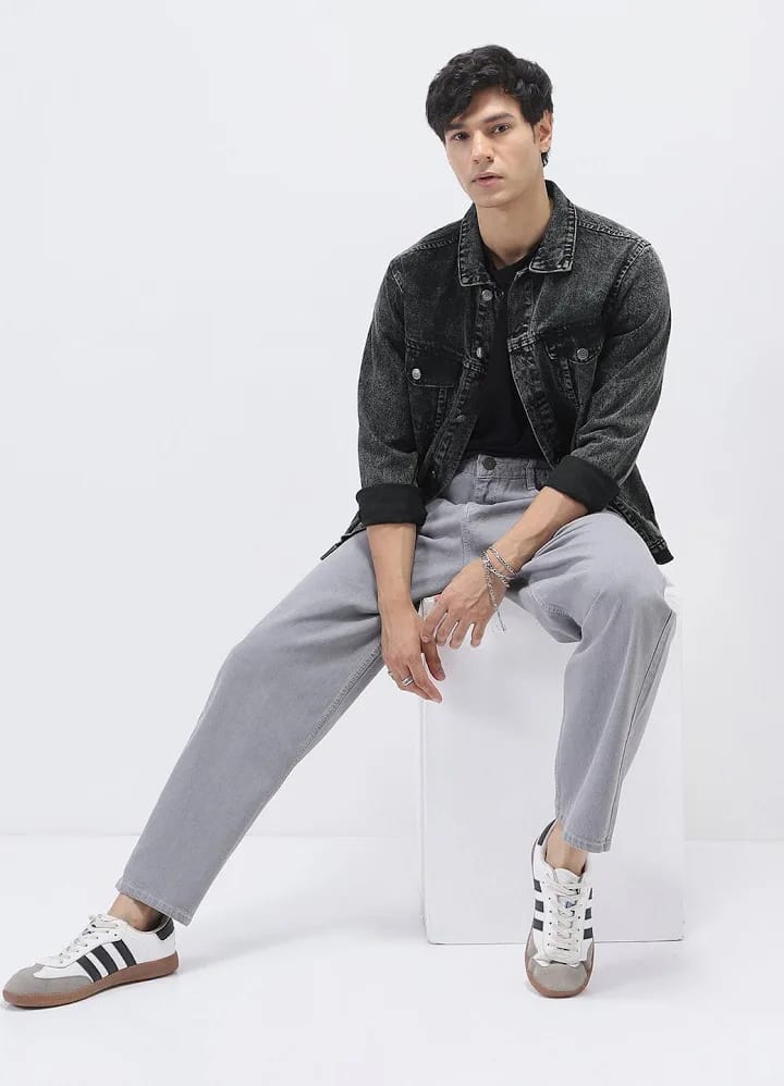 Tokyo Stitch Carbon blue men jacket for men