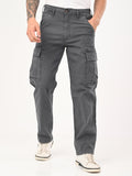 Tokyo Stitch GREY six pocket cotton cargo for men