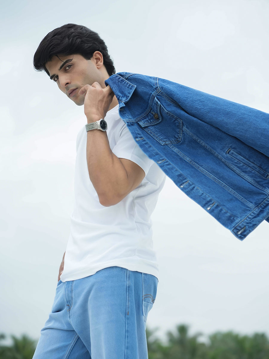 Tokyo Stitch Light Blue men jacket for men