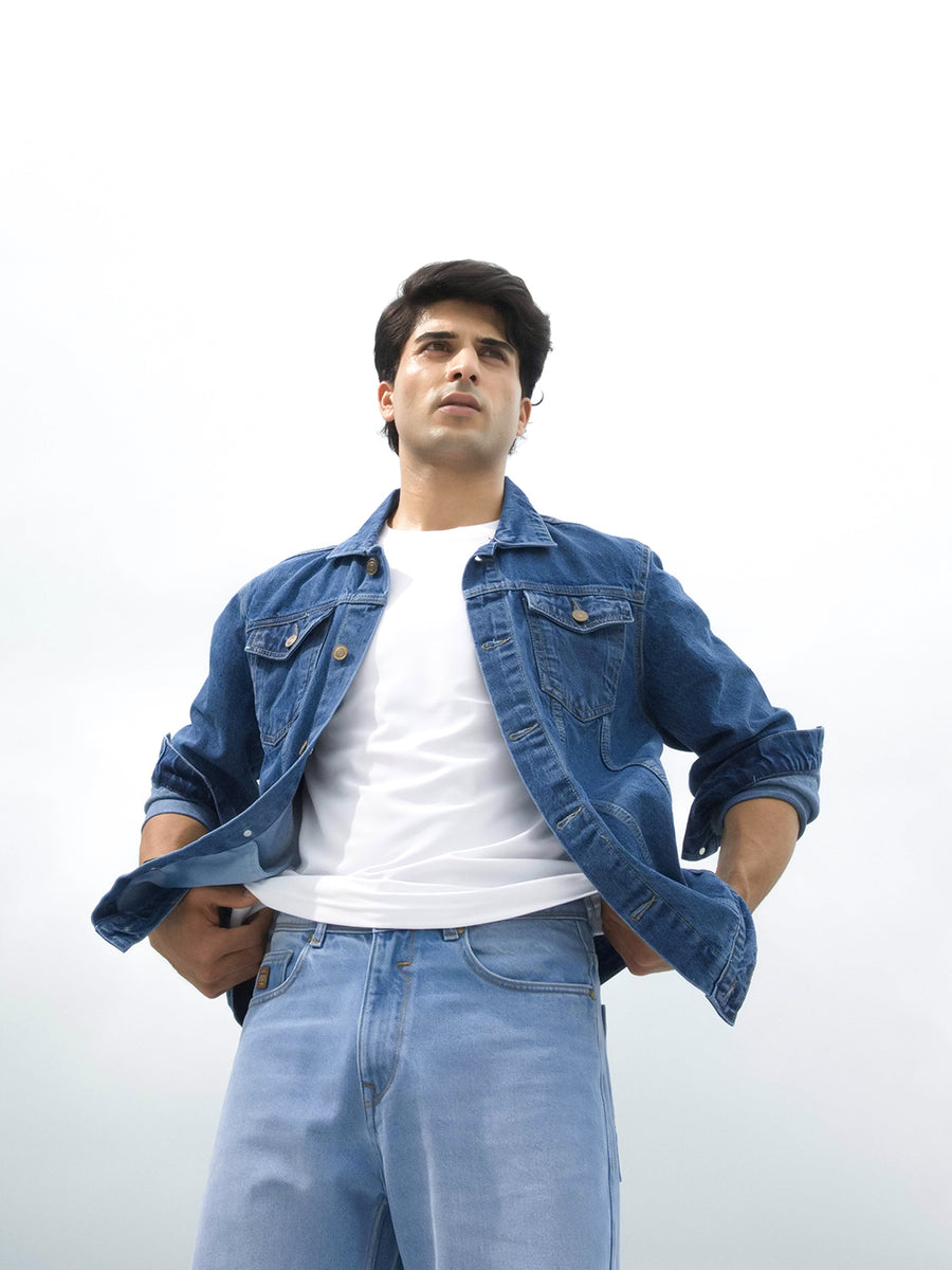 Tokyo Stitch Light Blue men jacket for men