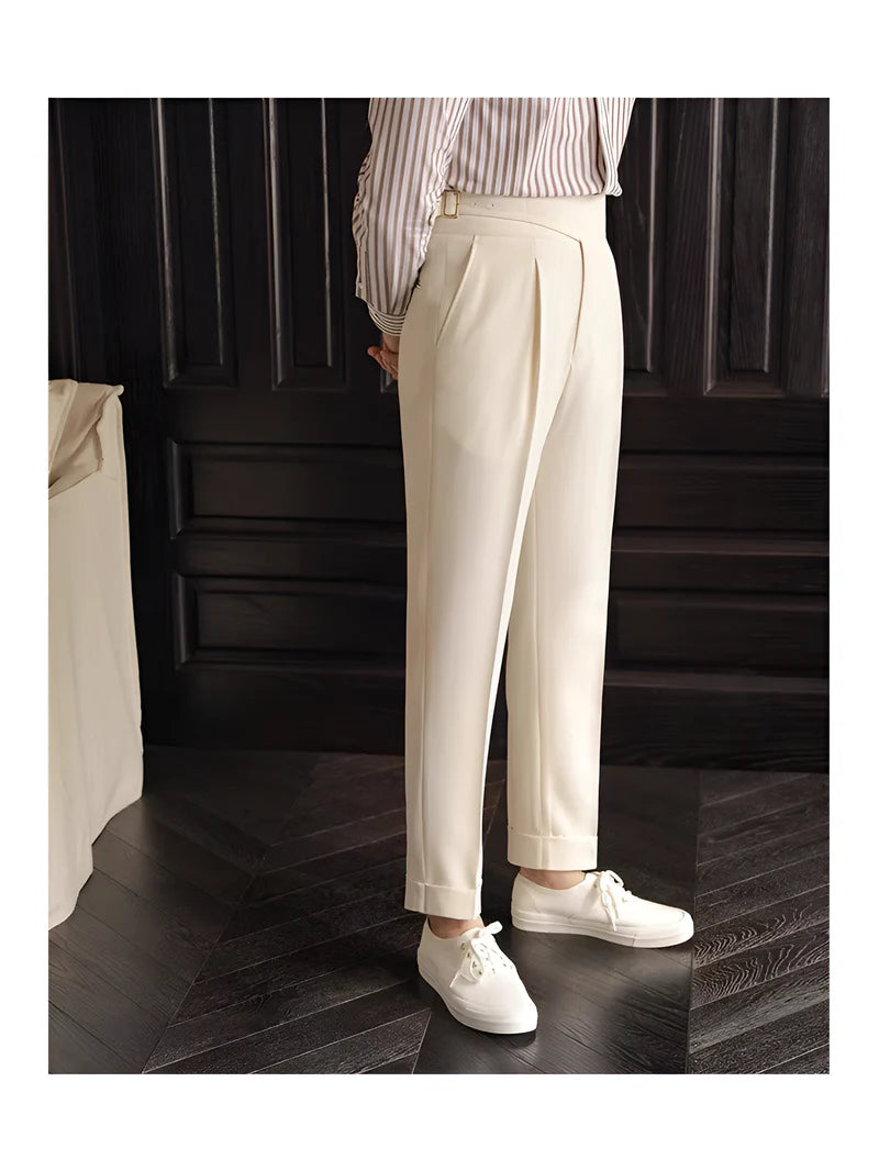 Tokyo Stitch men Off white cotton Gurkha pant