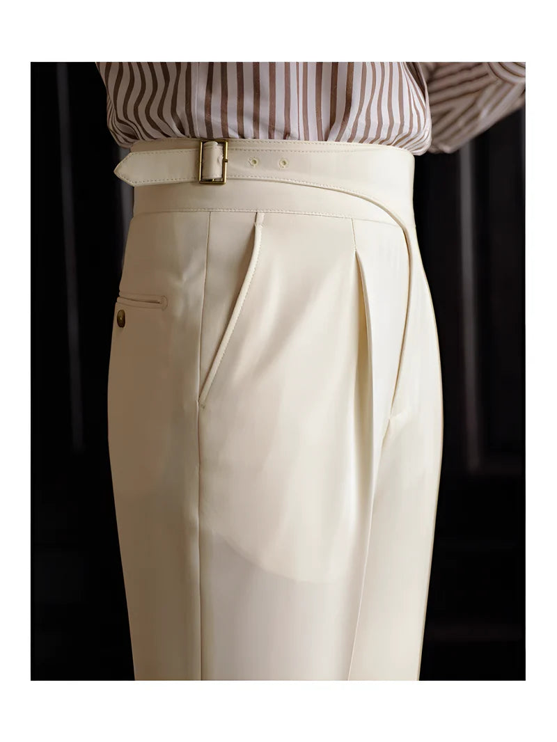 Tokyo Stitch men Off white cotton Gurkha pant